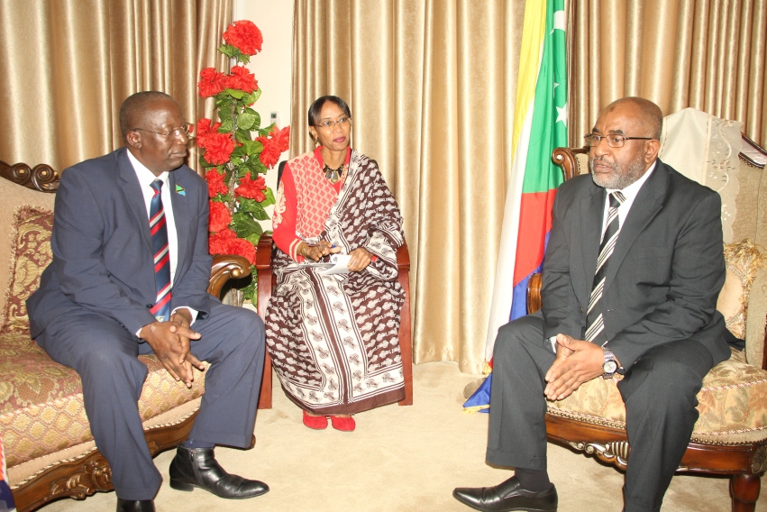 Le Nouvel Ambassadeur de la Tanzanie a présenté  ses Lettres de Créance au Chef de l'Etat .